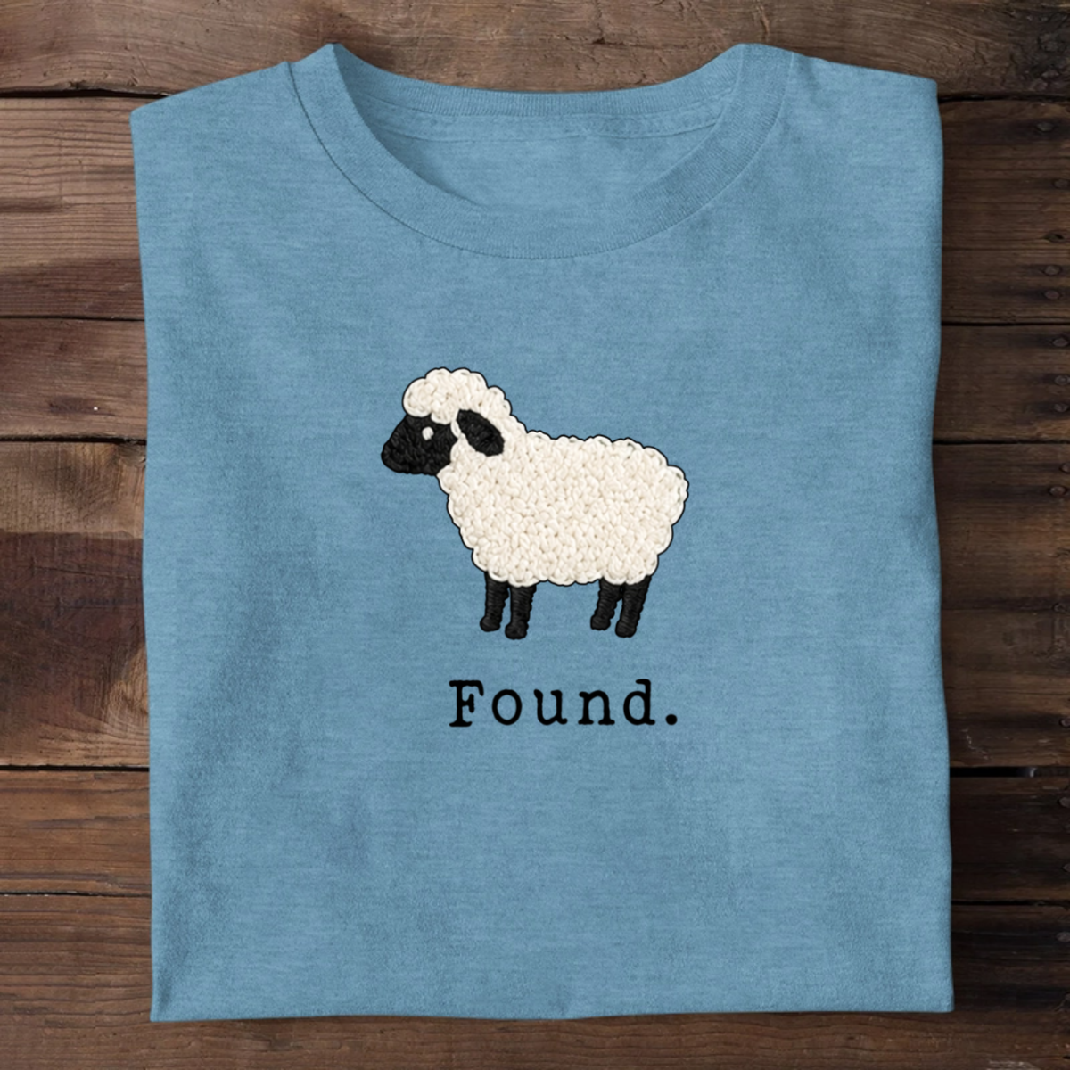 Christian Psalm 23 Lamb, Christian Gift | 2D Unisex T-shirt
