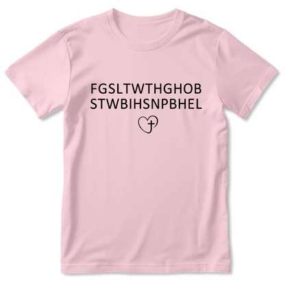 For God So Loved The World | Personalized 2D Unisex T-shirt