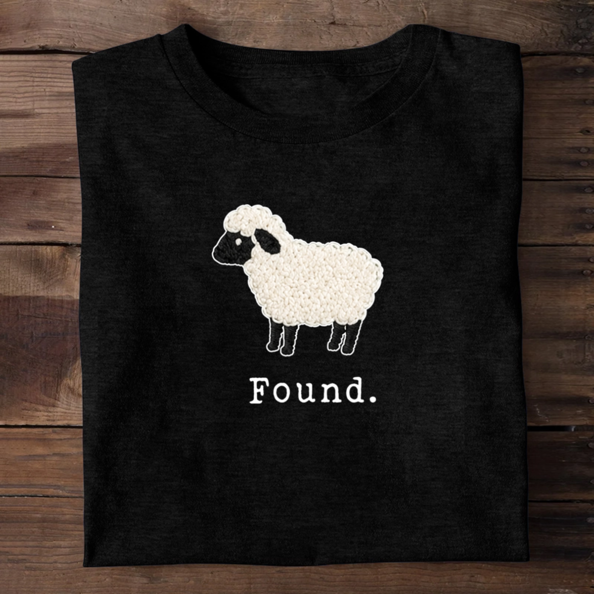 Christian Psalm 23 Lamb, Christian Gift | 2D Unisex T-shirt