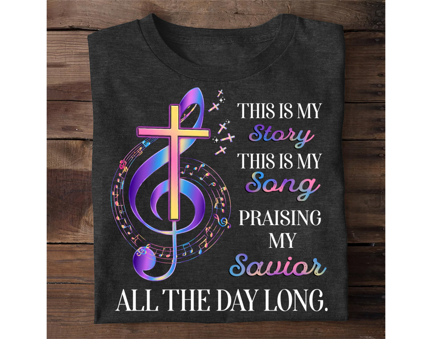 This Is My Gospel Song | 2D Unisex T-shirt