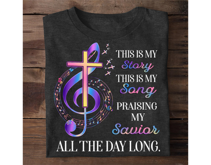 This Is My Gospel Song | 2D Unisex T-shirt