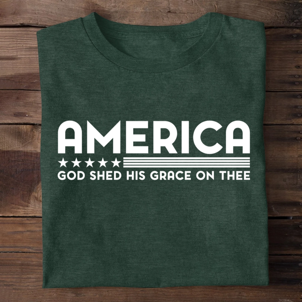 God Shed His Grace On Thee | 2D Unisex T-shirt