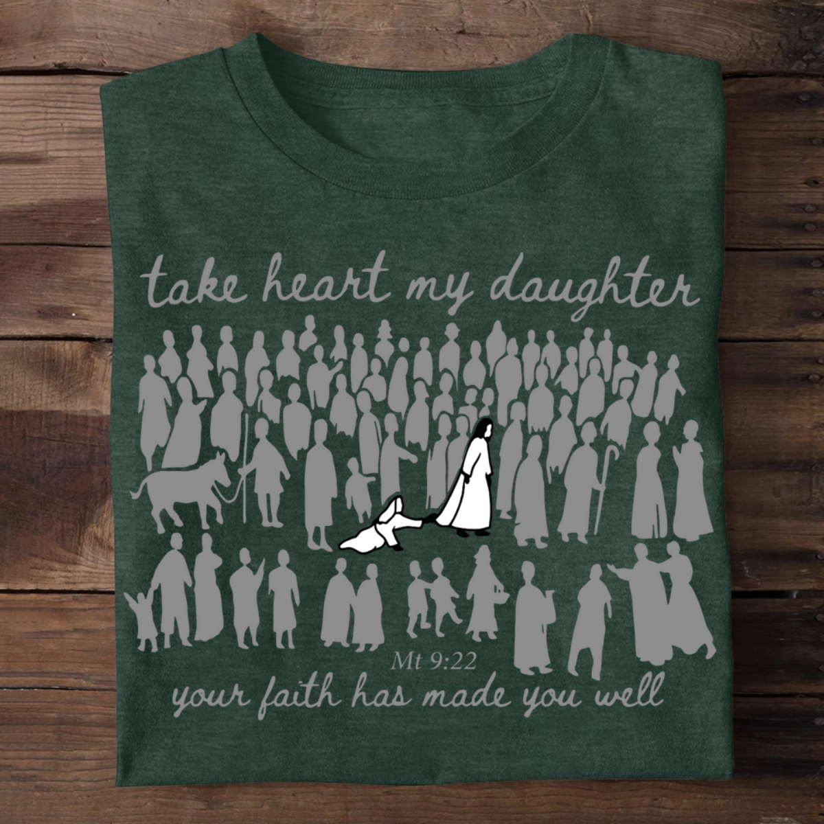 Your Faith Has Made You Well, Mark 5:34 | 2D Unisex T-shirt