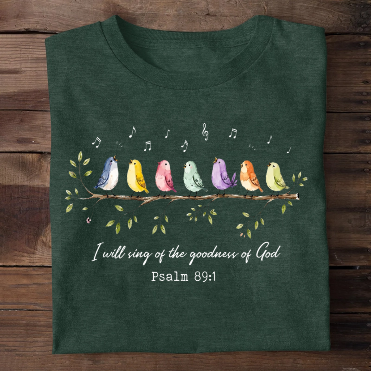 I Will Sing Of The Goodness Of God, Christian Gift | 2D Unisex T-shirt