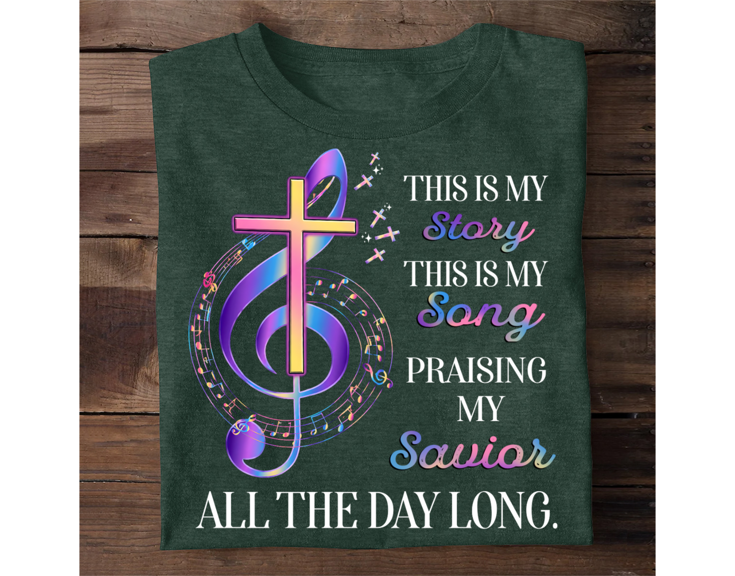 This Is My Gospel Song | 2D Unisex T-shirt