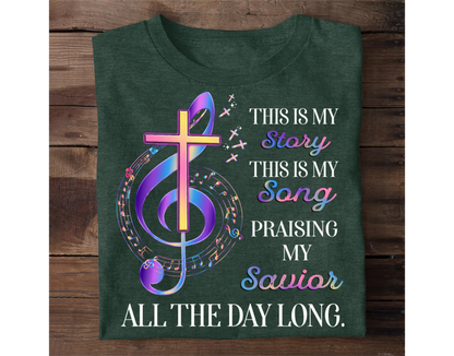 This Is My Gospel Song | 2D Unisex T-shirt
