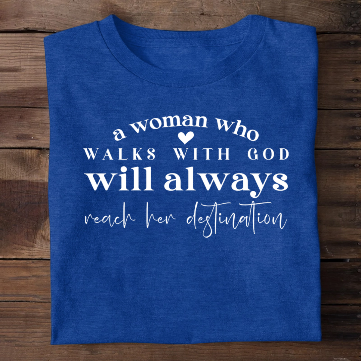 A Woman Who Walks With God | 2D Unisex T-shirt