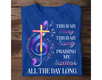 This Is My Gospel Song | 2D Unisex T-shirt