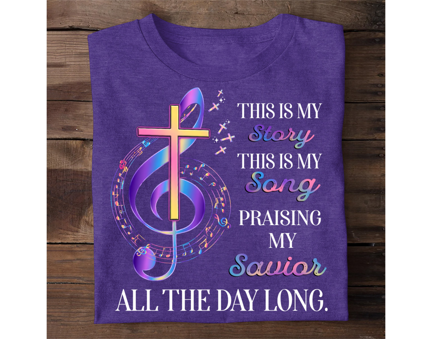This Is My Gospel Song | 2D Unisex T-shirt