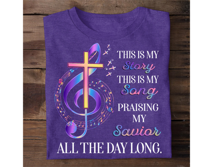 This Is My Gospel Song | 2D Unisex T-shirt