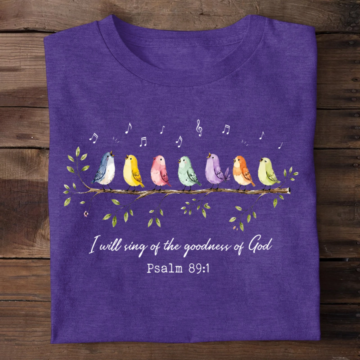 I Will Sing Of The Goodness Of God, Christian Gift | 2D Unisex T-shirt