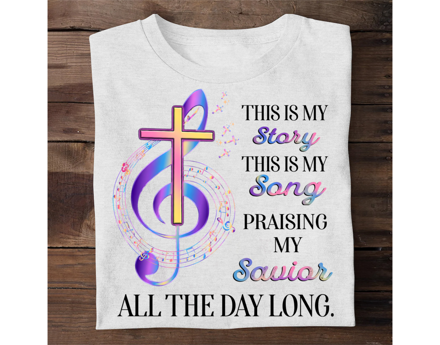 This Is My Gospel Song | 2D Unisex T-shirt