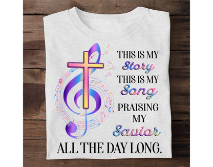 This Is My Gospel Song | 2D Unisex T-shirt
