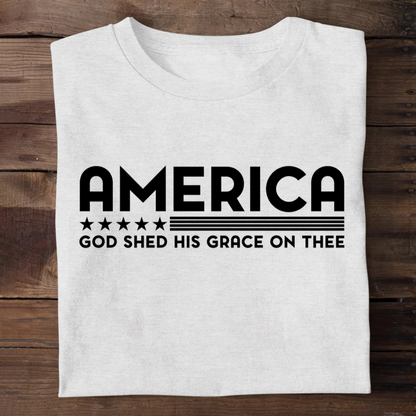 God Shed His Grace On Thee | 2D Unisex T-shirt