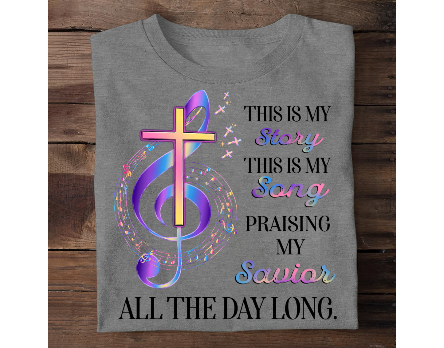 This Is My Gospel Song | 2D Unisex T-shirt