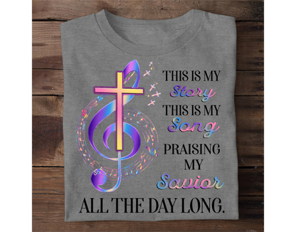 This Is My Gospel Song | 2D Unisex T-shirt