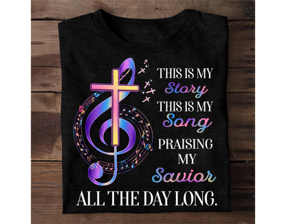 This Is My Gospel Song | 2D Unisex T-shirt