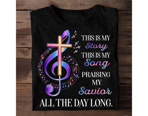 This Is My Gospel Song | 2D Unisex T-shirt