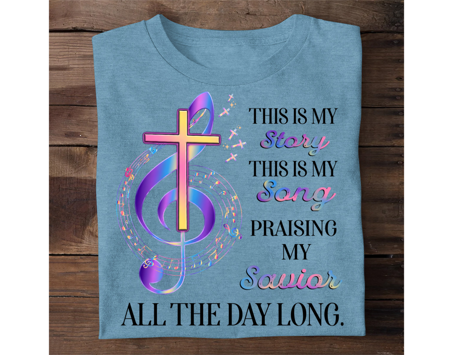 This Is My Gospel Song | 2D Unisex T-shirt