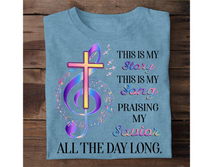 This Is My Gospel Song | 2D Unisex T-shirt