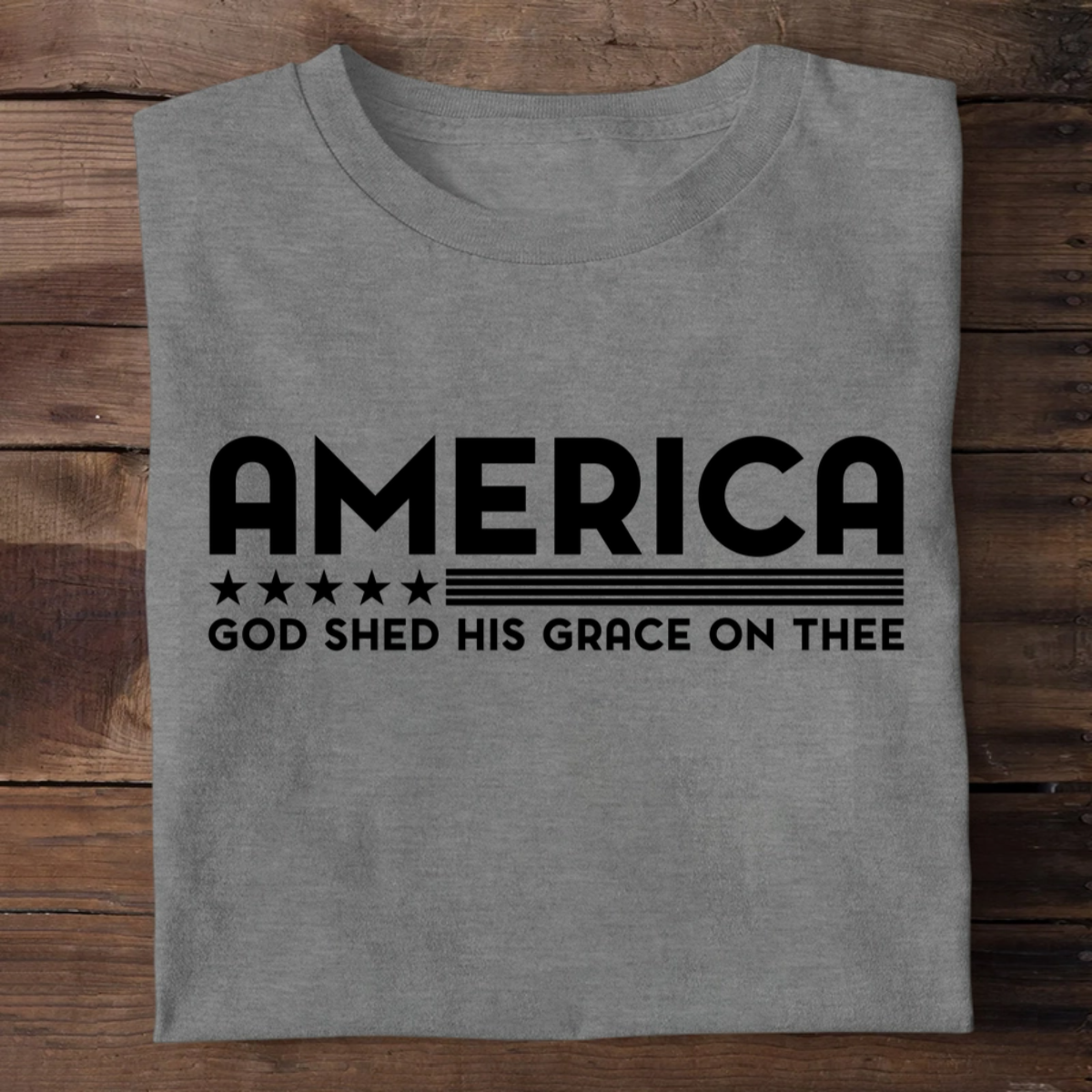 God Shed His Grace On Thee | 2D Unisex T-shirt