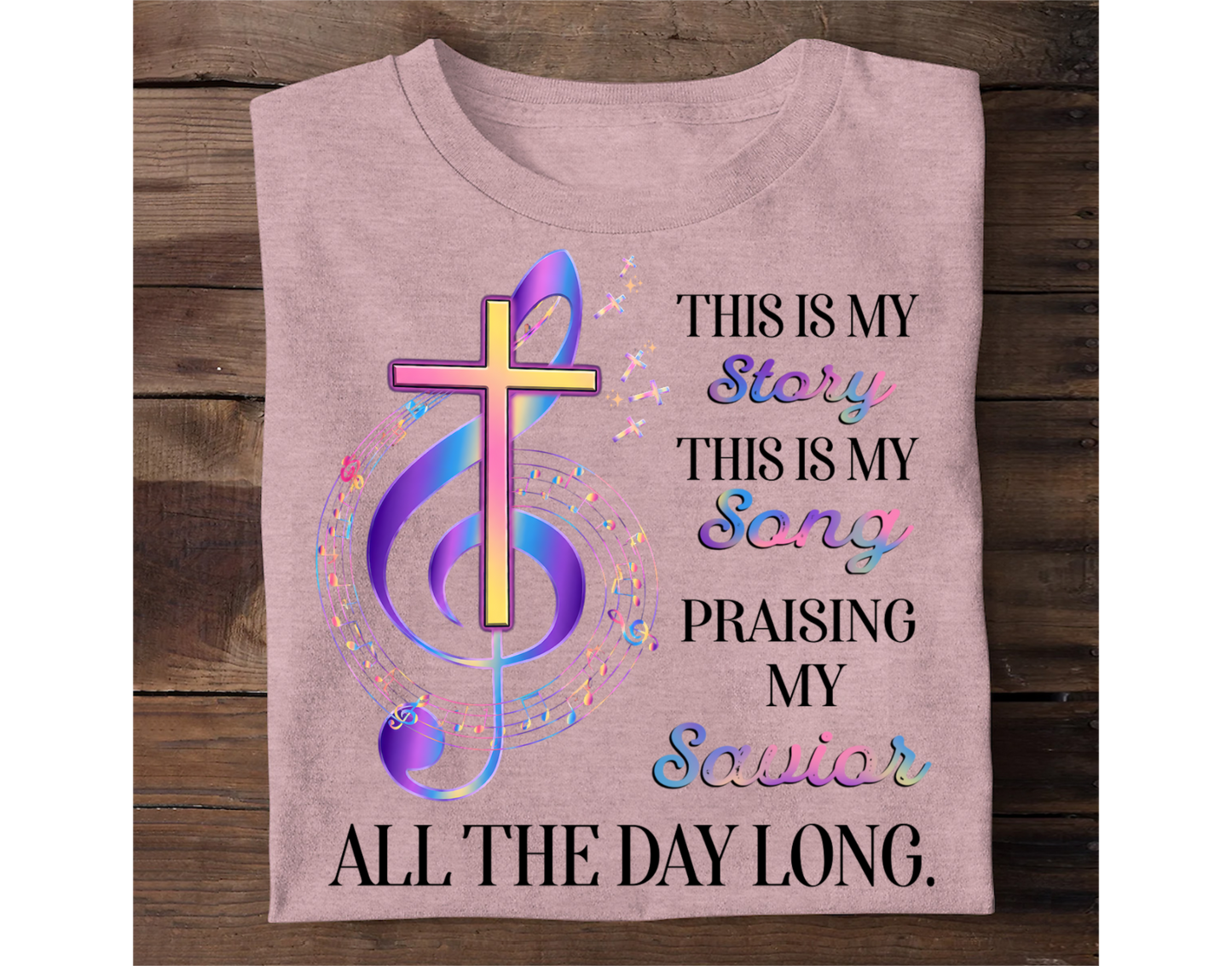 This Is My Gospel Song | 2D Unisex T-shirt