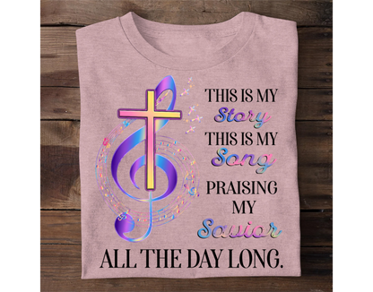 This Is My Gospel Song | 2D Unisex T-shirt