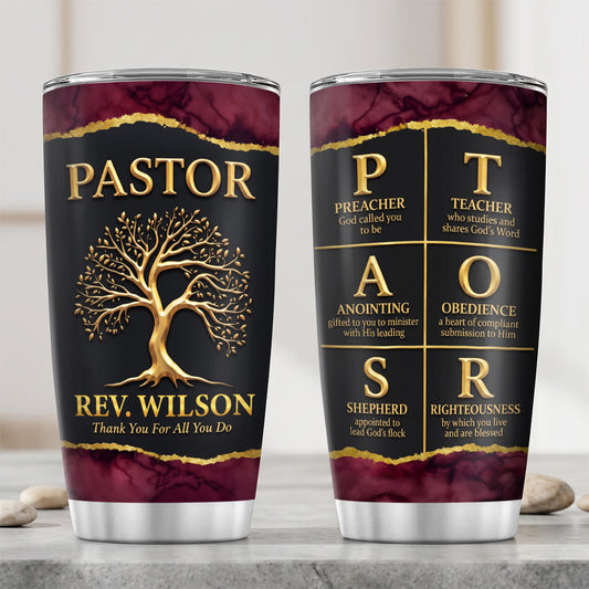 Our Pastor - God Called You To Be, Gift For Pastor | Personalized Stainless Steel Tumbler