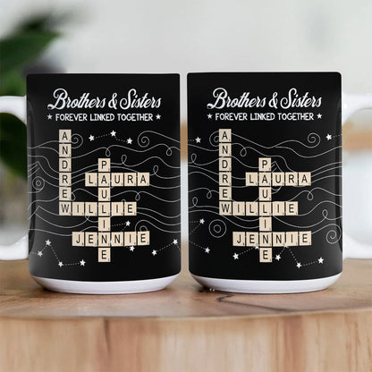 Forever Linked Together, Personalized Gift For Loved One | Personalized Ceramic Coffee Mug