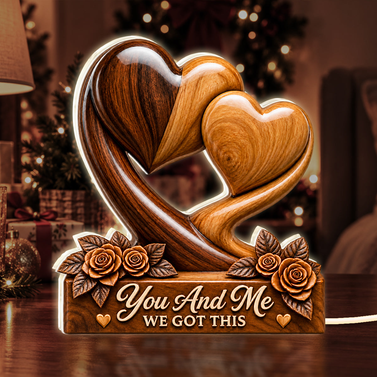 You And Me We Got This, Gift For Loved One - Personalized Light Box