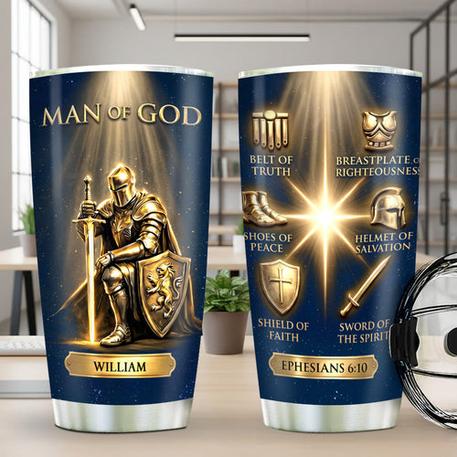 Man Of God | Personalized Stainless Steel Tumbler