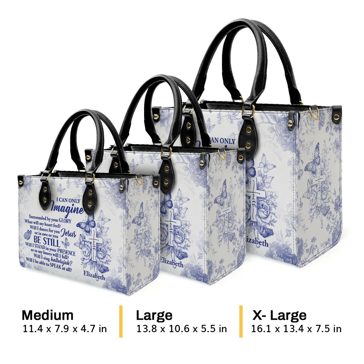 I Can Only Imagine | Personalized Leather Handbag