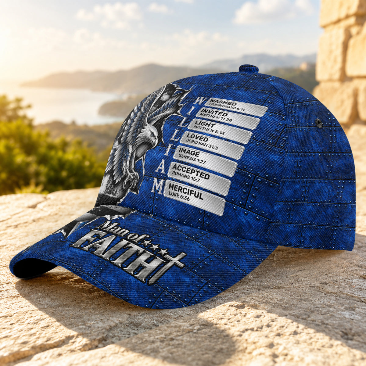 Man Of Faith, Gift For Men | Personalized Classic Cap
