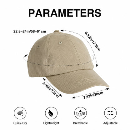 Raised In Faith, Gift For Christian - Personalized Custom Vintage Washed Denim Cap