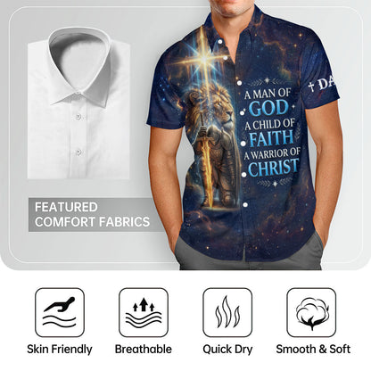 A Man Of God, Gift of Faith | Personalized Hawaiian Shirt