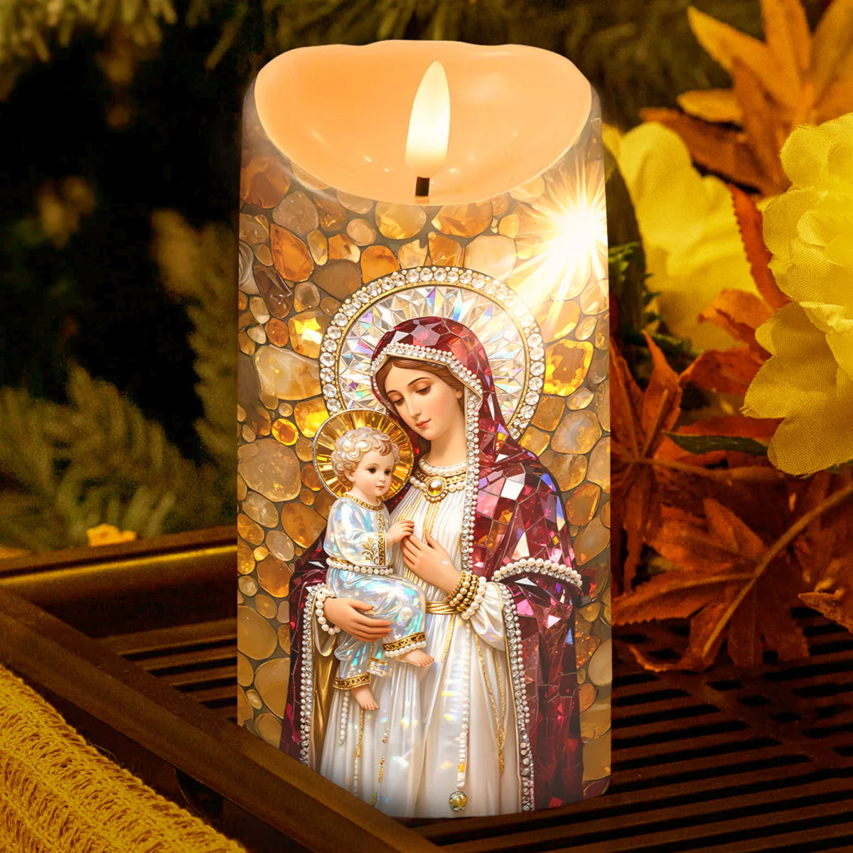 Heavenly Madonna - Flameless LED Candle