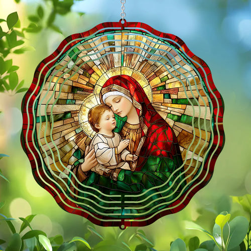 Sacred Light Of Mother And Child - Wind Spinners