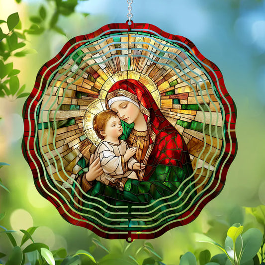 Sacred Light Of Mother And Child - Wind Spinners