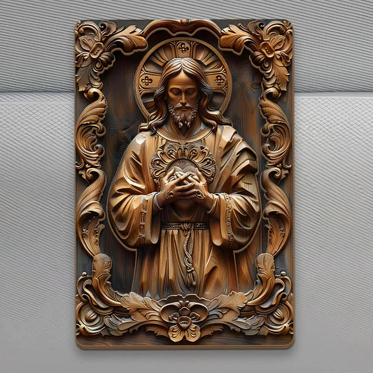 Jesus Sacred Heart - Car Visor Clip