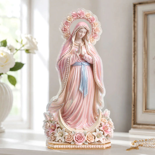 Heavenly Mother Of Pearls, Catholic Gift | Custom Shaped Acrylic Plaque
