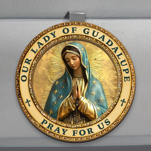 Mary My Guiding Light - Car Visor Clip
