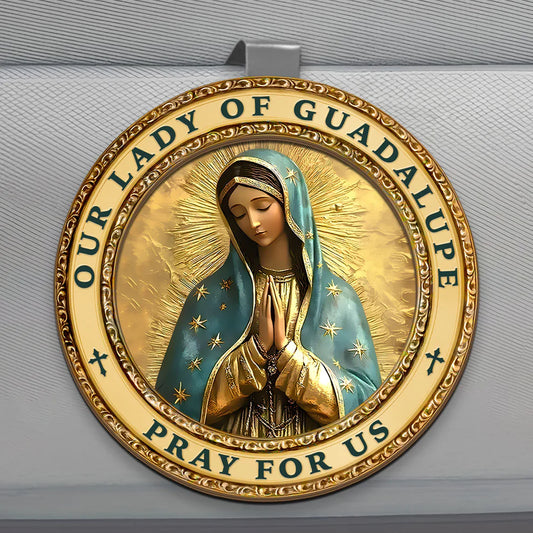 Mary My Guiding Light - Car Visor Clip