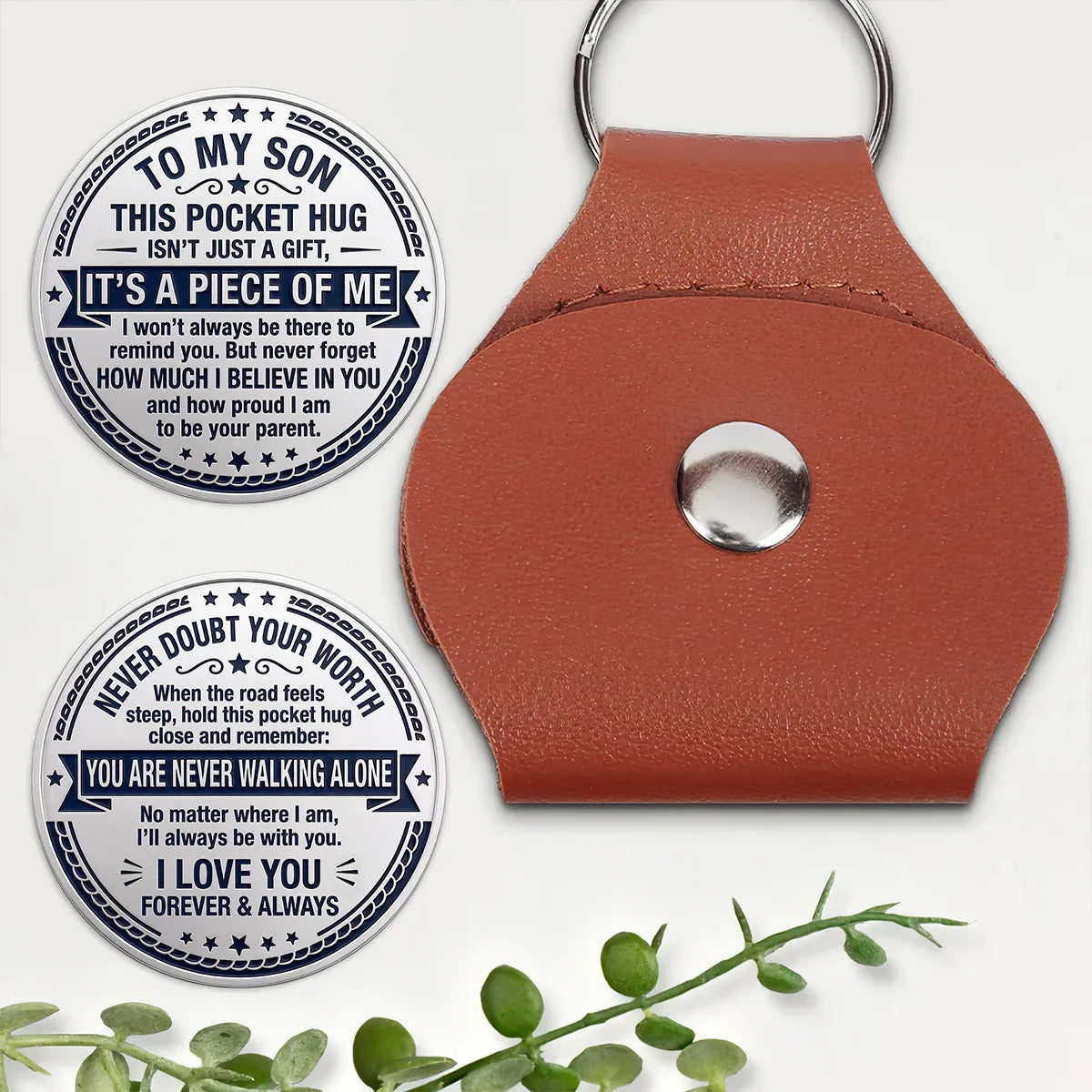 How Proud I Am To Be Your Parent, Gift For Son | Personalized Pocket Hug