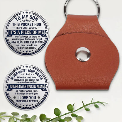 How Proud I Am To Be Your Parent, Gift For Son | Personalized Pocket Hug