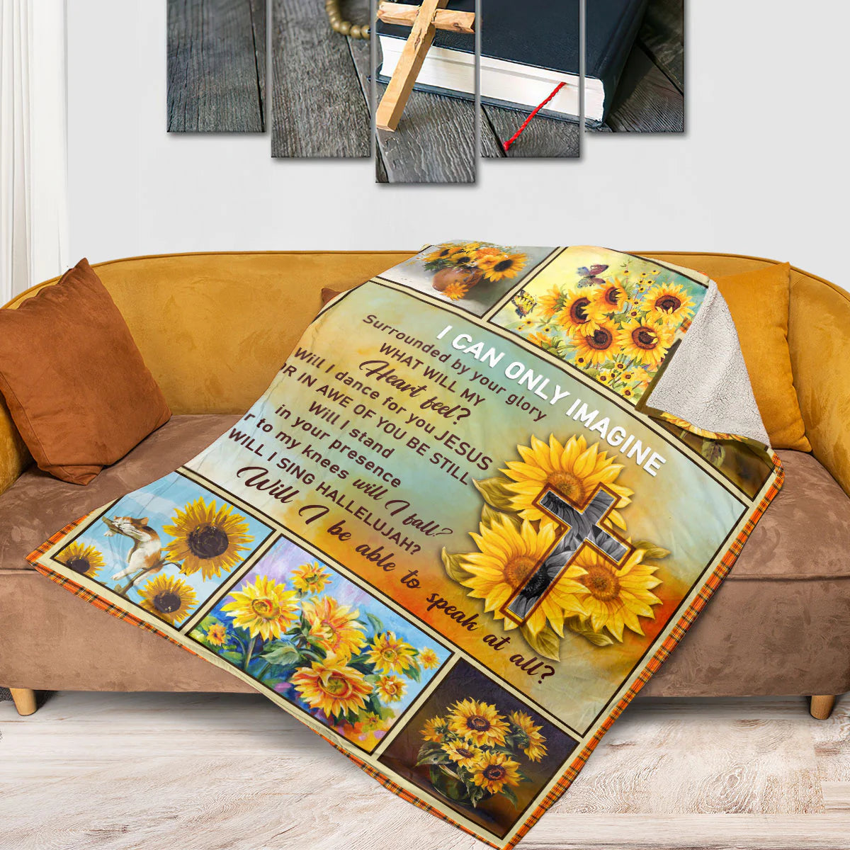 Beautiful Sunflower Fleece Blanket - I Can Only Imagine
