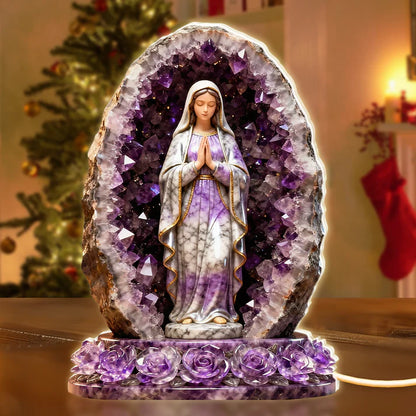 Our Lady of Amethyst Grace - Light Box