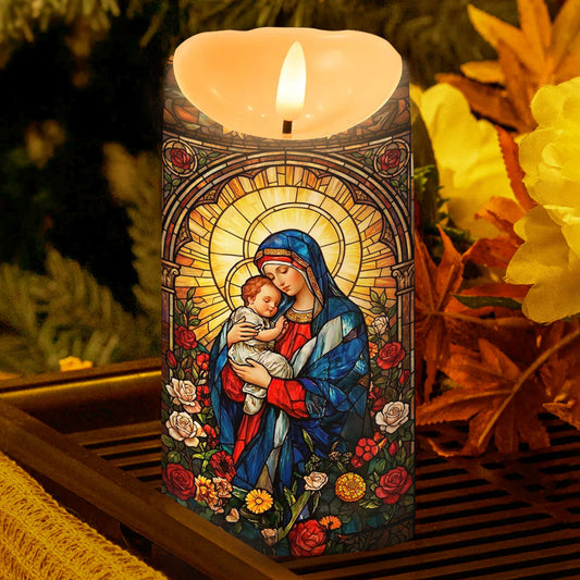 Blessed In One Halo - Flameless LED Candle