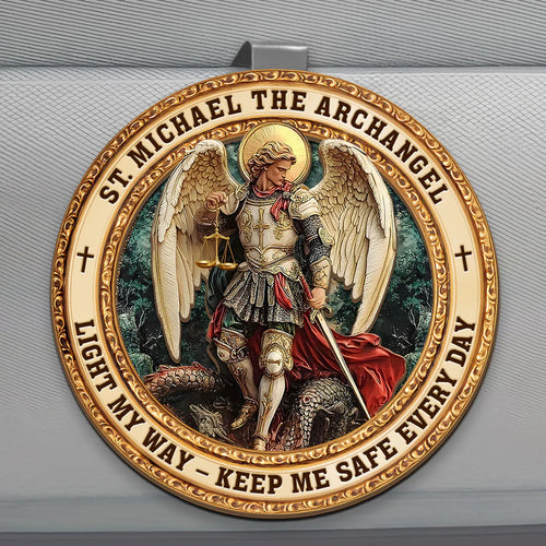 The Scales Of Judgment - Car Visor Clip