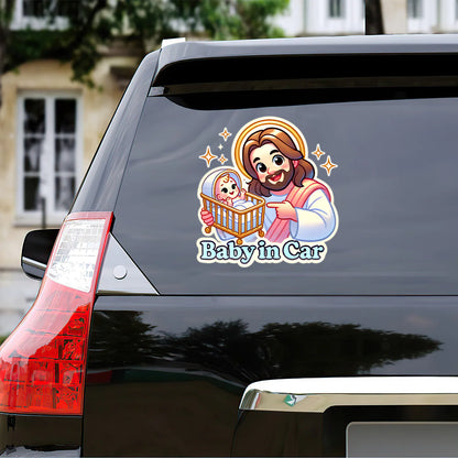 Baby In Car 4 - Sticker