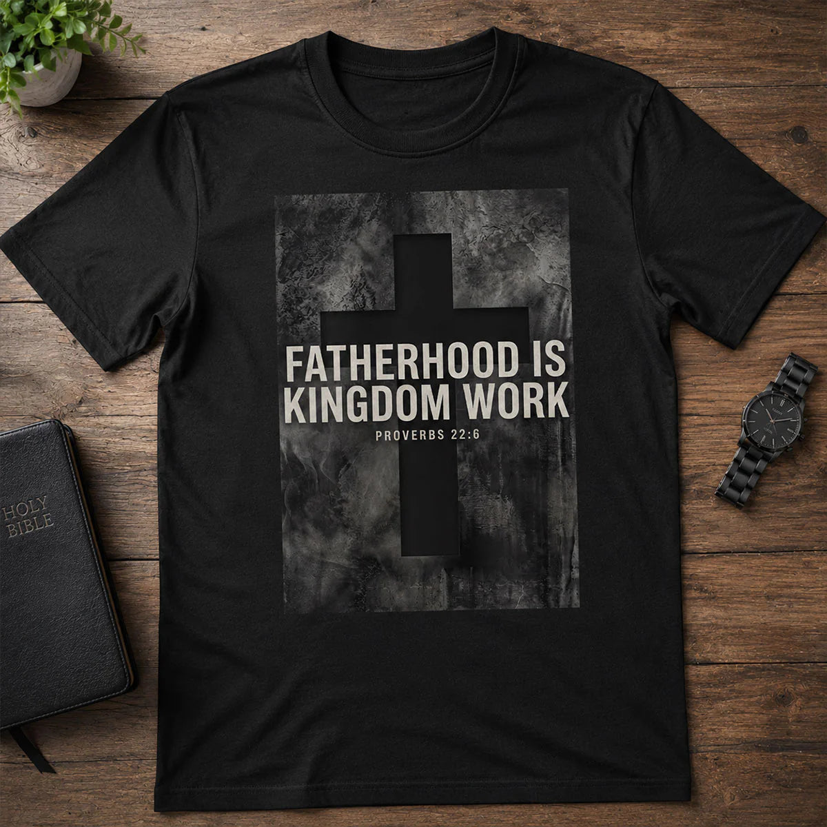 Fatherhood Is Kingdom Work | 2D Unisex T-shirt